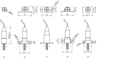 PIN光探测器PIN分配（底视图）2